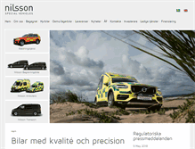 Tablet Screenshot of nilsson.se